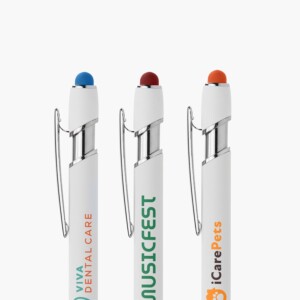Soft-Touch Stylus Ballpoint Pen - Black Ink